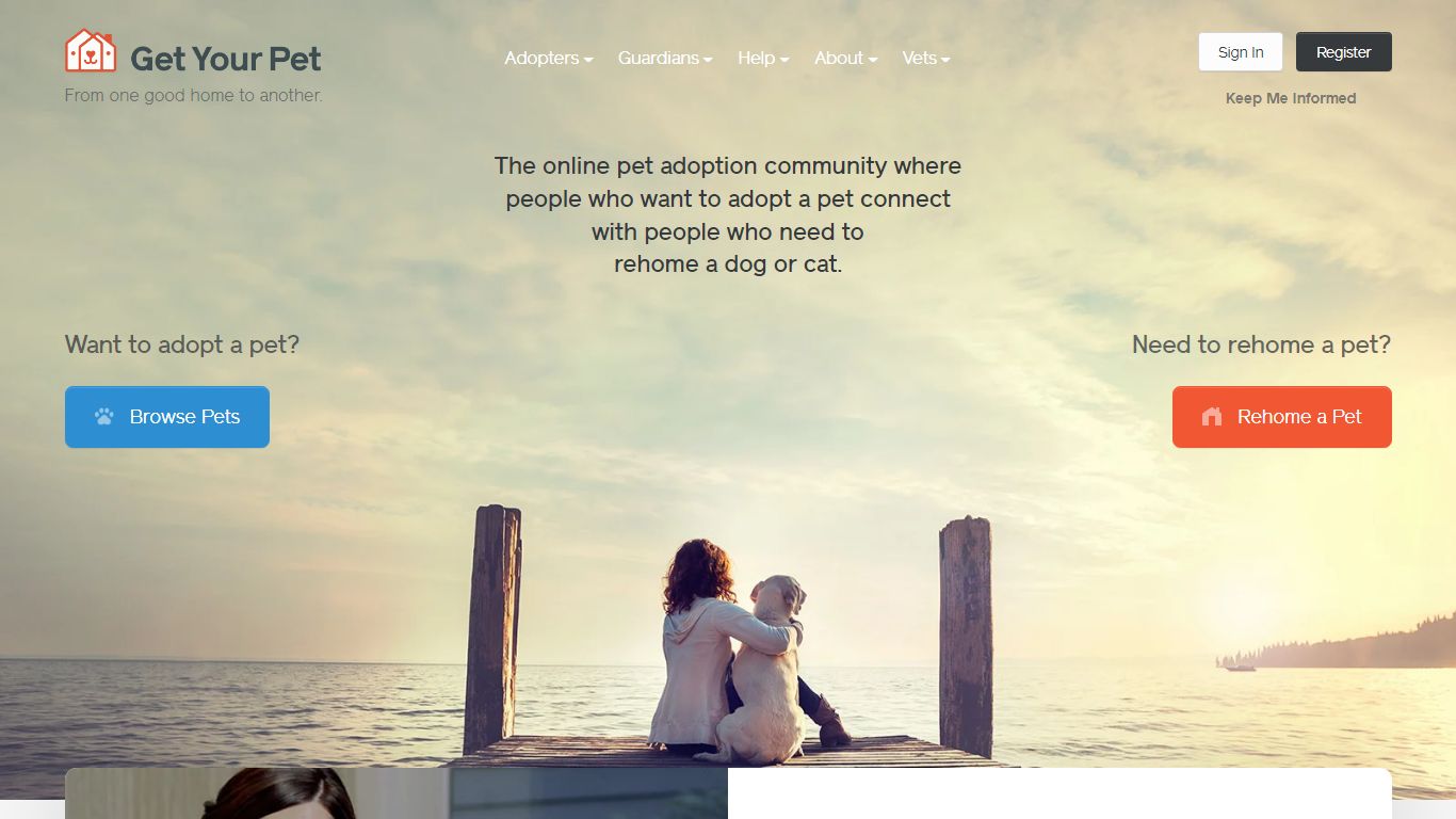 Adopt a Pet, Rehoming a Dog or Cat, Direct Pet Adoption | Get Your Pet